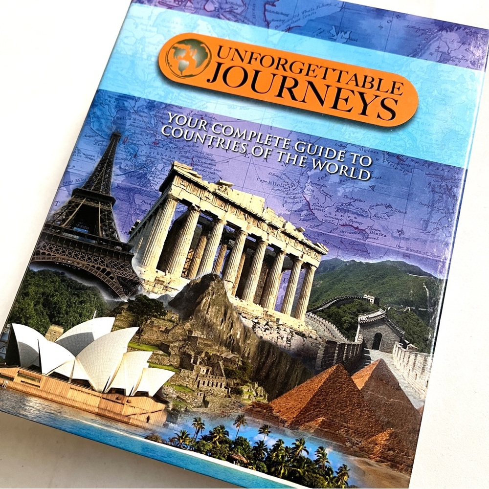 Travelers! Unforgettable Journeys International Travel Guide 3 ring binder style
